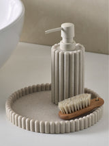 Next Natural Rib Round Tray Resin Storage Tray 21cm- Buy online at McGrocer