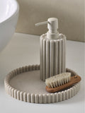 Natural Rib Round Tray