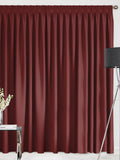 Montero Velvet claret red made to measure curtains, UK version