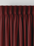 Montero Velvet claret red made to measure curtains, UK version