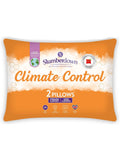 Slumberdown Firm Side Sleeper Climate Control Pillows Set of 2 (British brand)