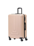 Flight Knight Champagne large hardcase suitcase, imported from the UK