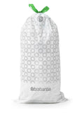 Brabantia White PerfectFit bin bags Code G 23-30L 120 bags - British product