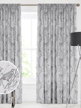 Next Silver Carren Made to Measure Curtains- Buy online at McGrocer