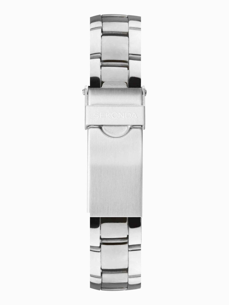 Sekonda blue stainless steel bracelet watch 27mm (British brand)