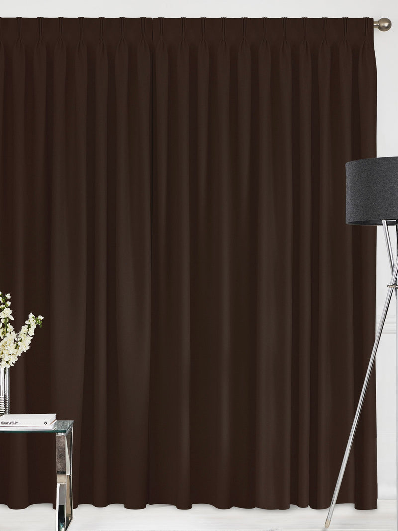 Montero velvet curtains espresso brown made to measure, imported from the UK