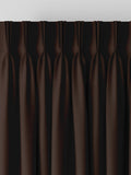 Montero velvet curtains espresso brown made to measure, imported from the UK