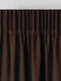 Montero velvet curtains espresso brown made to measure, imported from the UK