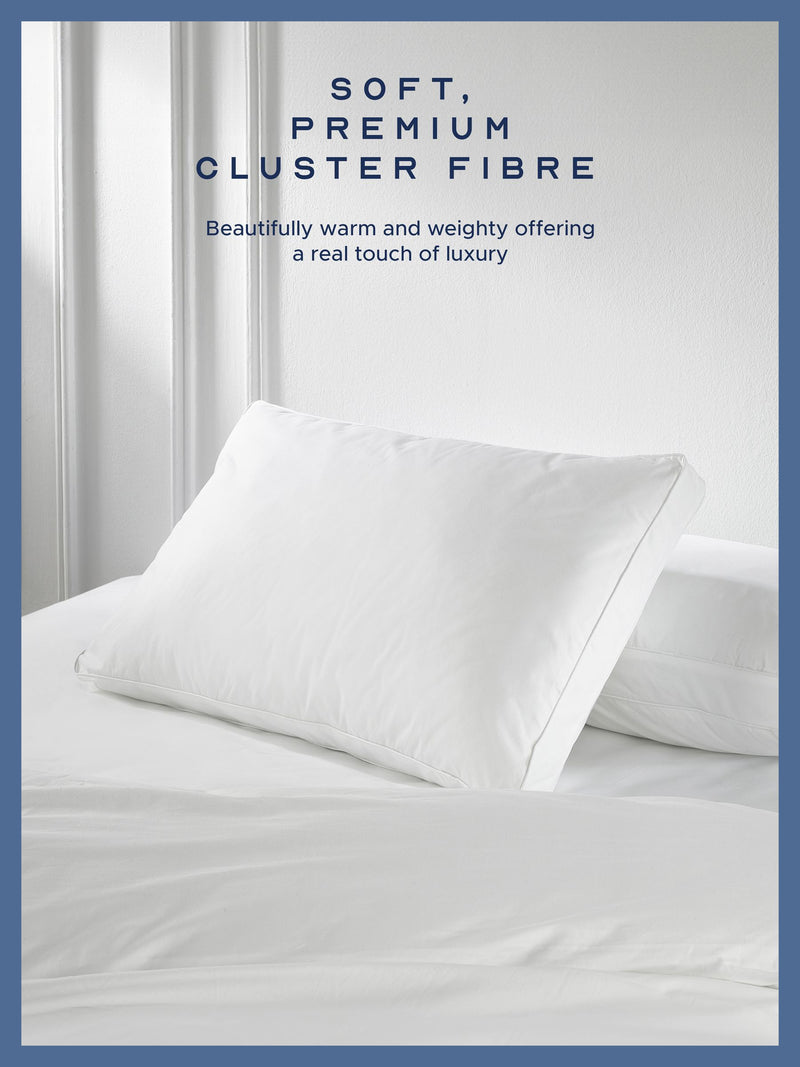 Snuggledown 100% cotton medium firm pillow, imported from the UK
