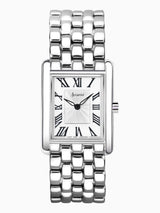 Next Women's Silver Tone Stainless Steel Rectangular Analogue Watch with Interchangeable Bracelet- Buy online at McGrocer