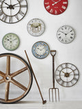 Neill of London open faced cream wall clock 36cm - British product