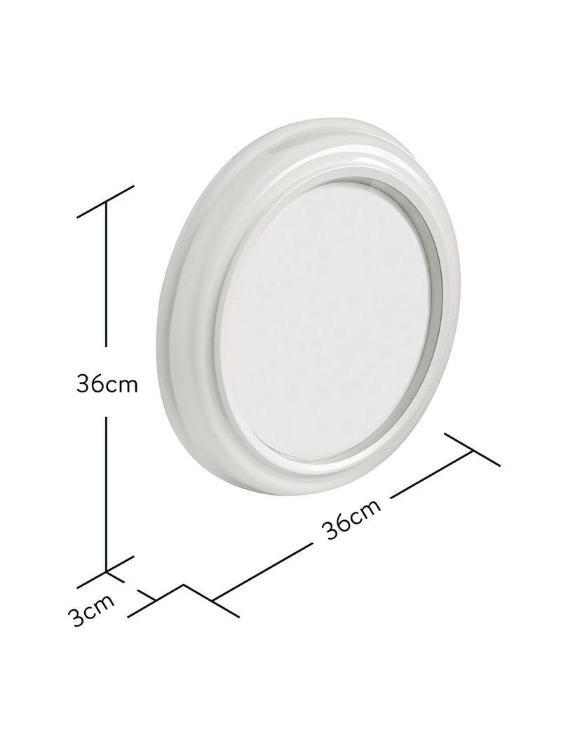 Neill of London open faced cream wall clock 36cm - British product