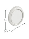 Neill of London open faced cream wall clock 36cm - British product