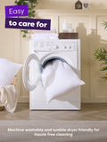 Slumberdown anti allergy medium back sleeper white pillows set of 2 (British brand)