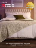 Slumberdown anti allergy medium back sleeper white pillows set of 2 (British brand)