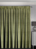 Paso apple green curtains, imported from the UK