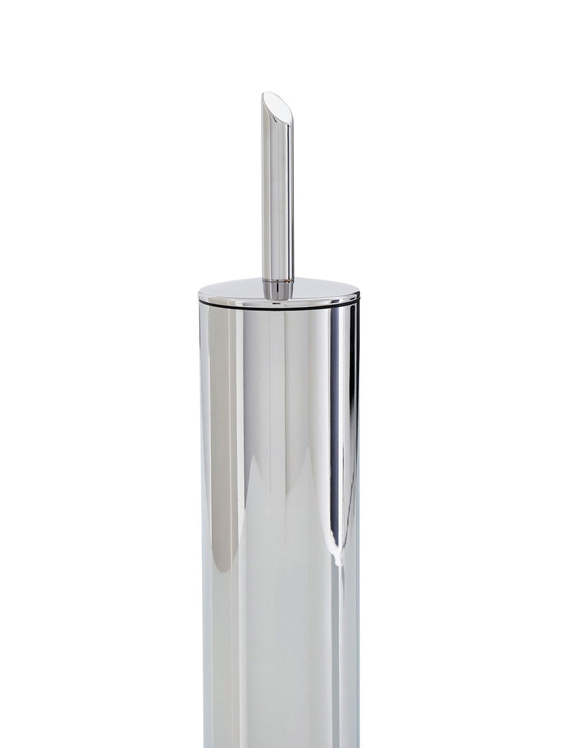 Robert Welch Silver Oblique toilet brush holder 41cm - British product