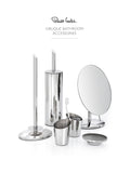 Robert Welch Silver Oblique toilet brush holder 41cm - British product