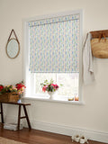 Cath Kidston Blue Wiggle Rose Roman blind, imported from the UK