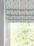 Cath Kidston Blue Wiggle Rose Roman blind, imported from the UK