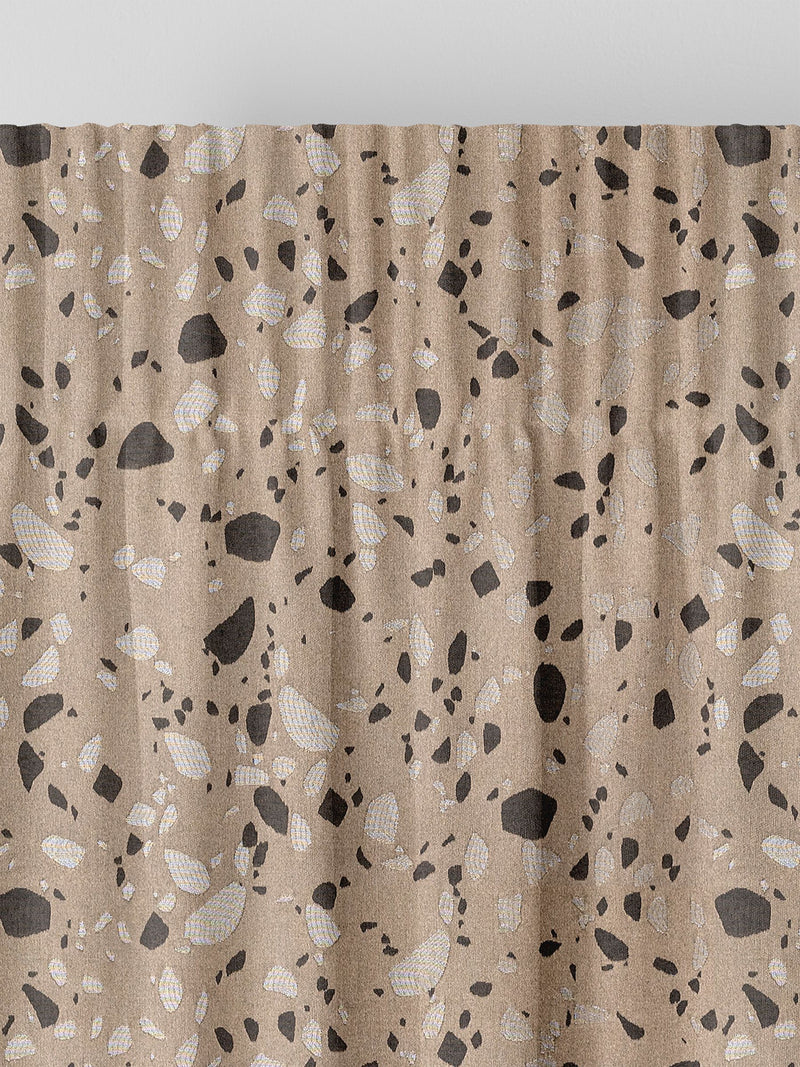 Brown Forbes Truffle made to measure curtains (British brand)
