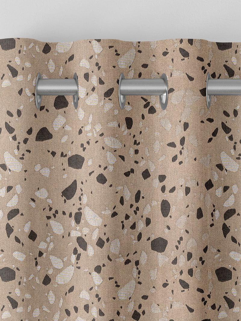 Brown Forbes Truffle made to measure curtains (British brand)