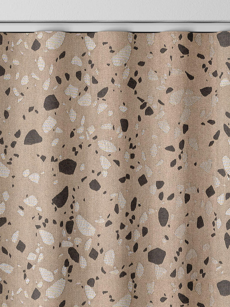 Brown Forbes Truffle made to measure curtains (British brand)