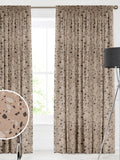 Brown Forbes Truffle made to measure curtains (British brand)