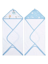 Next aden + anais White Essentials Hooded 100% Cotton Towels 2 Pack- Buy online at McGrocer