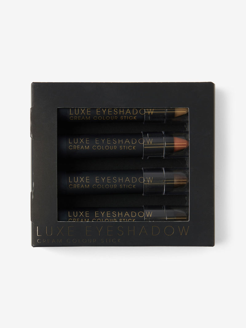Luxe Pretty Neutrals eyeshadow crayons set of 4, UK version