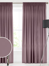 Next Montero Velvet Mauve Made to Measure Curtains- Buy online at McGrocer