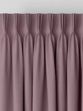 Mauve purple velvet made to measure curtains from Montero (British brand)