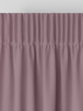 Mauve purple velvet made to measure curtains from Montero (British brand)