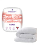Slumberdown 13.5 Tog Warm Nights Soft Cosy White Duvet