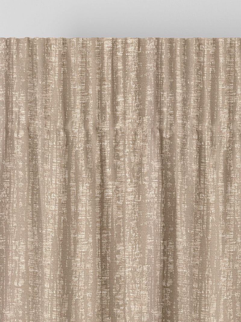 Natural Lenna made to measure brown curtains - British product