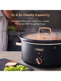 Tower Black Cavaletto Slow Cooker 6.5L (British brand)