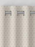 Nougat Cream Decco made to measure curtains art deco style - British product