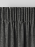 Paso ash grey textured curtains (British brand)