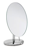 Robert Welch Oblique pedestal mirror, 18/10 stainless steel - British product