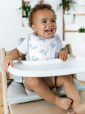 aden + anais white essentials cotton muslin bibs 3 pack (British brand)