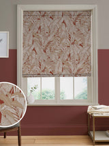 Next Graham & Brown Alizarin Red Paradys Made to Measure 100% Cotton Roman Blind- Buy online at McGrocer