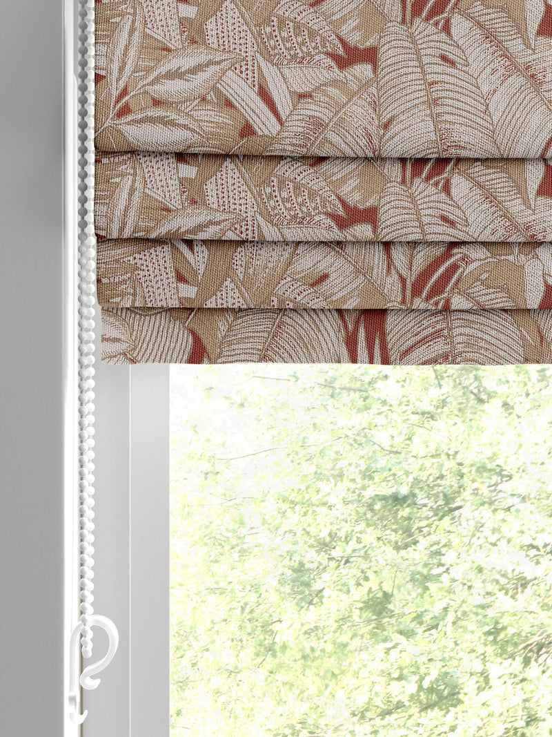 Graham & Brown roman blind Alizarin Red, UK version