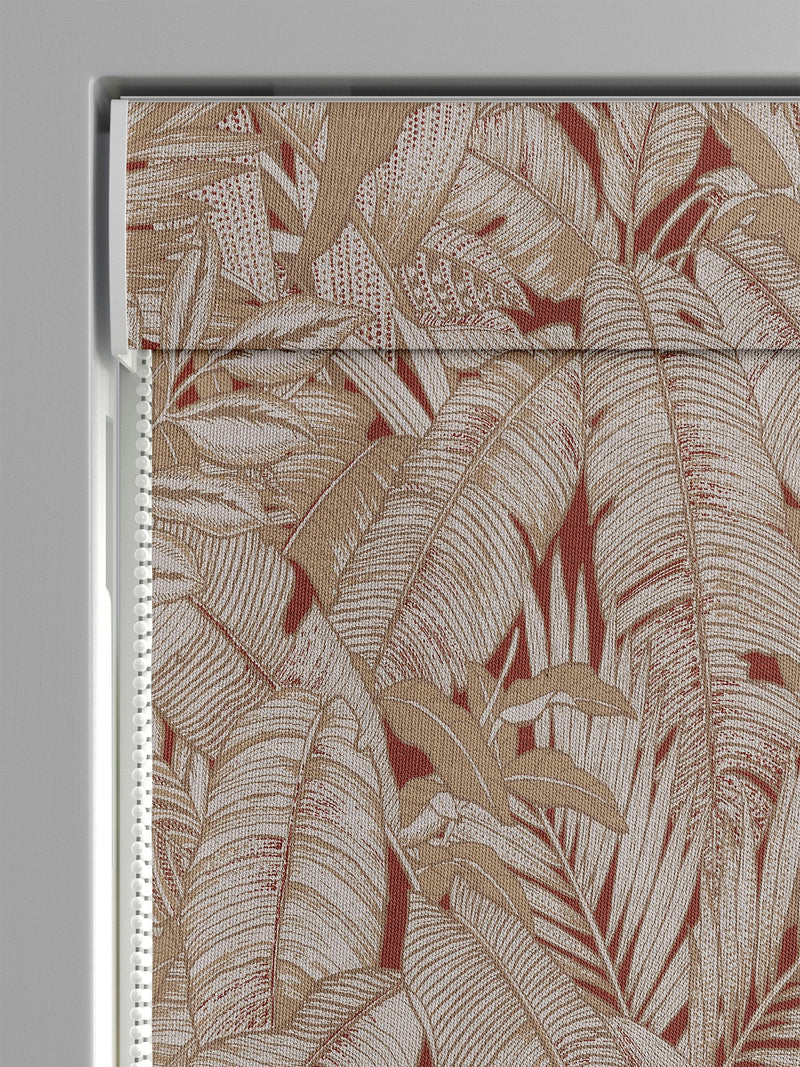 Graham & Brown roman blind Alizarin Red, UK version