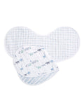 aden+anais white muslin burpy bibs 2 pack, UK version