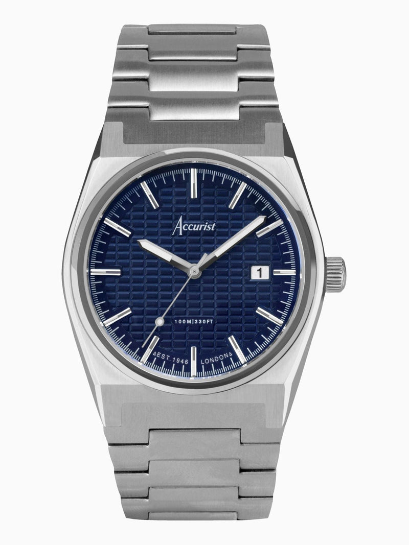 Accurist Silver Origin stainless steel bracelet analogue watch - British product