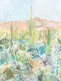 Harlequin Grounded Succulent Haze wallpaper sample A4, imported from the UK