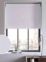 Next Heyburn Platinum Silver Made to Measure Roman Blinds- Buy online at McGrocer