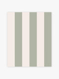 Cath Kidston sage canopy stripe A4 wallpaper sample, UK version