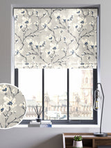 Next Grey Burley Made to Measure Roman Blind - 100% Cotton- Buy online at McGrocer
