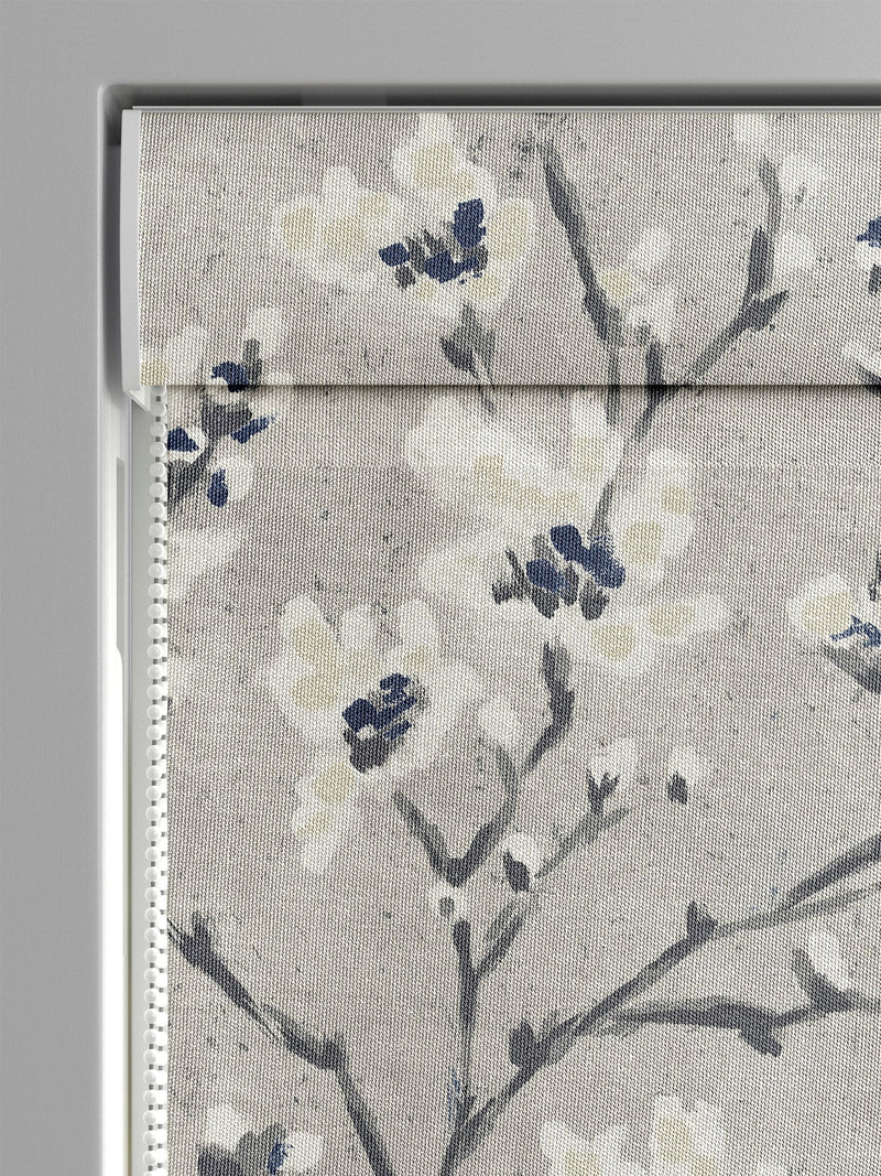 Burley grey roman blind made to measure, UK version